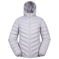 Veste d'hiver matelassée coupe-vent en polyester/coton à motif géométrique, col montant, logo, chaude
