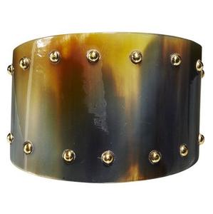 Bracelet en corne de buffle naturelle traditionnelle, fait à la main, écologique, durable, poli lisse, bijoux de mode en gros - Product Image 4