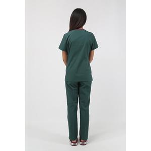 Scrubs Hunter Jersey verde, Jersey chirurgico, tuta chirurgica con scollo a V Terikoton e cofano