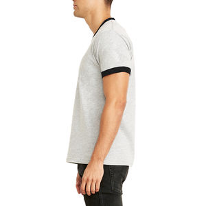 เสื้อยืดริงเกอร์แขนสั้นสำหรับผู้ใหญ่และชาย - Product Image 5