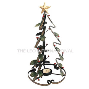 Star Shape Design Red Color Iron Metal <b>Tealight</b> <b>Candle</b> Holder With Unique Pattern Fully High Grade Good Price - Product Image 4