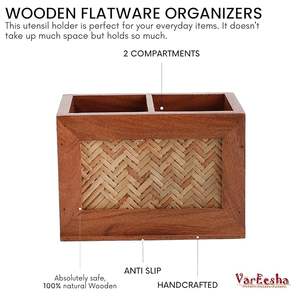 ที่วางช้อนไม้ทำมือแบบปรับได้สามชั้น เป็นมิตรต่อสิ่งแวดล้อม พื้นผิวเรียบหรู ดูคลาสสิก ให้ความรู้สึกหรูหรา ช่วยส่งเสริมการใช้ชีวิตอย่างยั่งยืน - Product Image 5