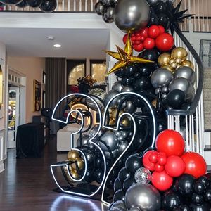 Numéro néon autoportant de 60 cm/2 pieds |   Lumière LED pour petites fêtes et événements privés - Product Image 5