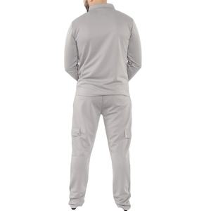 Survêtement d'entraînement d'hiver pour homme, taille plus, avec logo personnalisé 2026, en molleton, 100% coton, motif uni, décontracté, de marque, jogging - Product Image 6