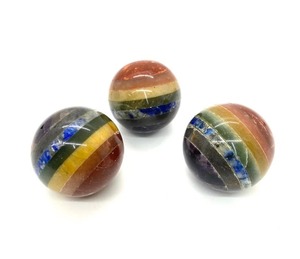 Meilleur Fournisseur Sept Chakra Sphère Énergie de Guérison Pierre de Puissance Fait à la Main 7 Chakra Boule Métaphysique Spirituelle Bien-être Cadeau - Product Image 2