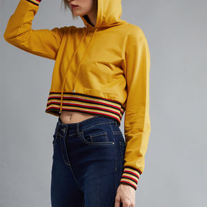 Sudadera Corta Informal de Invierno para Mujer, con Estampado Personalizado en la Parte Delantera, Logotipo, Manga Larga, Felpa, Personalizable, Transpirable - Product Image 4