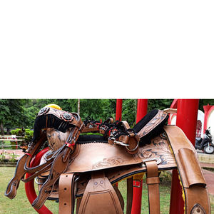 High Quality Premium <b>Leather</b> Western Horse Saddle Beautifully <b>Organised</b> Handmade Saddle - Product Image 3