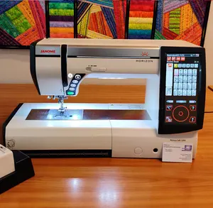 Atacado janome memory craft horizon mc12000 profissional, bordado, máquina de costura e acolchoamento