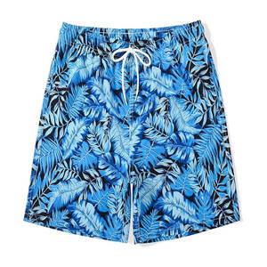 กางเกงชายหาดขาสั้นผ้าแคนวาสตาข่ายระบายอากาศได้ดีมีขอบระบาย100% สำหรับฤดูร้อน - Product Image 2