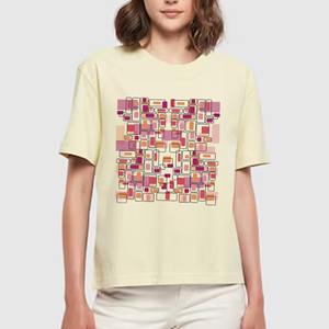 Camisetas de algodón orgánico de calidad superior para mujer, camisetas informales de manga corta ligeras de color amarillo sólido, impresas personalizadas, ecológicas - Product Image 5