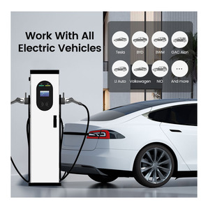 Station de recharge solaire OCPP 2.0.1 pour véhicules électriques, chargeur AC Type 2, 44 kW, station de recharge pour véhicules électriques, double chargeur 22 kW - Product Image 2