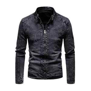 Custom Logo Men's Casual Plain <b>Denim</b> <b>Jacket</b> with <b>Long</b> Sleeves Latest Style Jean <b>Jacket</b> Made From High Quality Fabric - Product Image 5