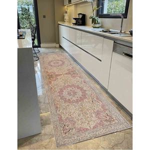 Tapis imprimé beige à motif persan pour la décoration de bureau et de la maison, tapis en velours - Product Image 4