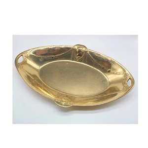 ชามผลไม้แห้งทองเหลืองยอดนิยมแฮนด์เมดตกแต่งชุบทอง 100% ขายส่งชามทองเหลืองขายเอง - Product Image 6