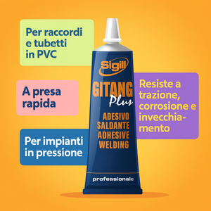 Adesivo Trasparente Gitang Plus 125g per Incollaggio di Tubi in PVC Resistenti alla Pressione, Categoria Prodotti PVC Modificati - Product Image 3