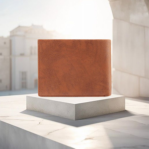 Cartera con tarjetero de cuero genuino para hombre con protección RFID con cierre de cremallera y forro de poliéster de larga duración - Product Image 6