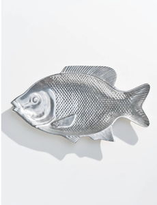 Vente en gros Plateau à poisson pour l'occasion de Noël Plateau de service en métal Plat décoratif en aluminium Plateau en métal contemporain Vaisselle unique - Product Image 2