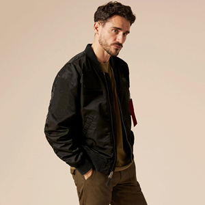 Haute qualité personnalisable à capuche hommes coupe-vent Bomber veste 100% Polyester pour hiver travail formation usine en gros - Product Image 2