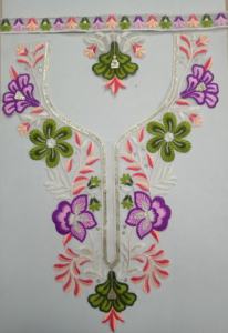 Glamorous Embroidered Sequin and Net <b>Collar</b> Neckline Patches for Wedding Saree Kurti Gown Boutique Use - Product Image 5