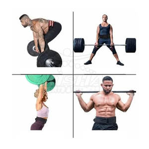 Entrenamientos de entrenamiento Cinturón de fitness de neopreno ajustable para sentadillas de peso muerto y fuerza de cuerpo completo - Product Image 4