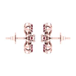 Pendientes elegantes de moissanita para mujer con estilos clásicos de brillo impresionante para una belleza sin esfuerzo - Product Image 3