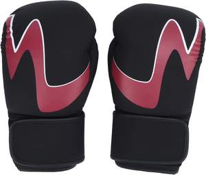 100% Guantes de boxeo de entrenamiento de alta calidad 12oz Nombre personalizado Venta al por mayor Guantes de lucha de cuero PU - Product Image 3