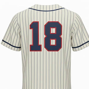 Maillot de baseball personnalisé inspiré de l'équipe, fabriqué avec un tissu performant et doux, parfait pour les matchs et les tenues décontractées - Product Image 2