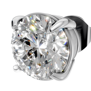 Pendientes de Botón Solitario de Moissanita de 2 Quilates, Oro Sólido de 14k y Chapado en Oro de 18k para Mujer, Regalo de Compromiso, Fiesta, Boda, OEM/ODM - Product Image 5