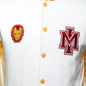 Custom Logo Wool Chenille Embroidery Varsity Letterman <b>Jackets</b> <b>Men</b> Vintage Blank <b>Long</b> Sleeve Varsity <b>Jacket</b> - Product Image 5