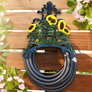 Support de tuyau mural en fonte MidCentury Modern Stars, support de tuyau en métal pour l'arrosage et l'irrigation disponible en gros - Product Image 5