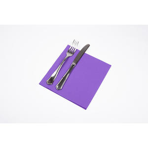 Serviettes Violettes 40x40cm Point-à-Point 50 pièces 24 paquets B2B - Product Image 1