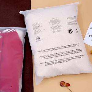 ถุงซิปล็อคพลาสติกใสด้านหน้ารีไซเคิลได้บรรจุภัณฑ์พลาสติกเปิดปิดได้สำหรับเสื้อผ้ารองเท้าถุงเท้า - Product Image 3