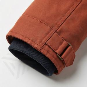 Veste à capuche pour homme, en polaire épaisse et chaude, de haute qualité, personnalisable, imperméable, coupe-vent, vêtements d'extérieur lourds - Product Image 6