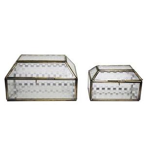 Cajas de joyería acrílicas de forma Hexagonal hechas a mano de alta calidad en artesanías de resina multicolor para decoración del hogar caja de almacenamiento de joyería - Product Image 3
