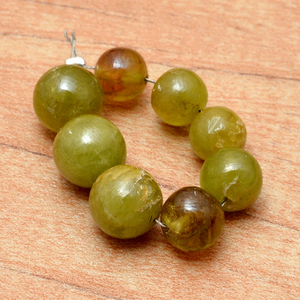 Pierre précieuse de Titanite Sphene naturelle 6mm-8mm perles rondes lisses en vrac perles de pierres précieuses semi-précieuses sphènes extrêmement rares pour bijoux - Product Image 5