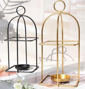 Pièce maîtresse de mariage en fer artistique attrayante et vendue à chaud pour un décor de table de banquet de réception élégant et élégant - Product Image 6