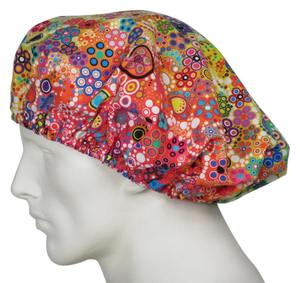 Premium Quality Unisex <b>Scrub</b> <b>Caps</b> | Custom Logo Trendy Patterns Lightweight Breathable Adjustable Spandex/Polyester for Nurse - Product Image 1