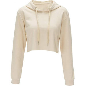 Jersey personalizado unisex, Sudadera con cuello levantado, diseño forrado, Top corto de entrenamiento de otoño para mujer, ventas directas de fábrica - Product Image 2