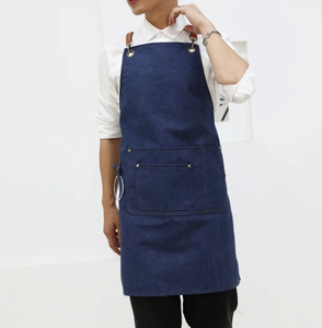 Tabliers de cuisine en toile en cuir durable pour femmes hommes Tablier de barista Tablier de travail en toile pour chef cuisinier - Product Image 4