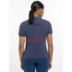 Nouveauté chemise d'équitation d'été hauts équestres pour femmes tissu extensible et respirant évacuant l'humidité hauts élégants et confortables - Product Image 5