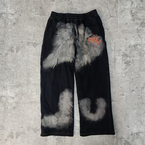 2025 High Street Summer Heavyweight Sun Faded Sweatsuit Two-Piece Sets Acid Wash Tracksuit Distressed <b>Applique</b> <b>Patch</b> Hoodie - Product Image 6