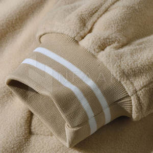 Veste d'hiver pour homme de haute qualité, séchage rapide, doublure en laine, style en similicuir, col montant, style Letterman, avec couleur et logo personnalisables - Product Image 5