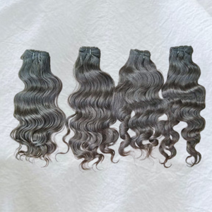 Paquets de cheveux indiens Remy en gros | Extensions noires à double trame sans emmêlement et sans perte de cheveux soyeux, fournisseur OEM - Product Image 5