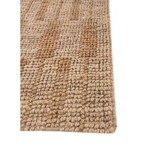 พรมปูพื้นทรงสี่เหลี่ยมผืนผ้าสีงาช้าง รุ่น Nomadic Threads PDJT-698 ทำจากปอกระเจาทอแบบแบน เหมาะสำหรับห้องโถง ห้องนั่งเล่น ห้องนอน และทางเข้าบ้าน - Product Image 4