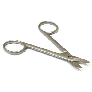 INNOVAMED INSTRUMENTS Ciseaux à pédicure manuels pour ongles épais Lames courbées sécurisées 10 cm Acier inoxydable Podologie Ongles des orteils - Product Image 1