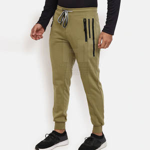 Pantalones para correr de algodón 100% ligeros informales rectos para hombre con diseño de logotipo personalizado superventas de alta calidad - Product Image 2
