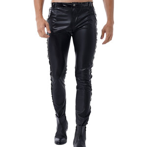 กางเกงหนังผู้ชายใส่สบาย ทนทาน หนังแท้นุ่ม ดีไซน์ทันสมัยสำหรับใส่ในชีวิตประจำวัน - Product Image 1