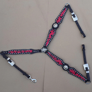Premium Western Saddle Tack <b>Set</b> Headstall Breast Collar Horse Equipment Horse <b>Accessories</b> Horse Product - Product Image 1