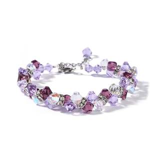 Bracelet Jeulia romantique en cristal imité - Bracelets élégants en cristal - Product Image 1