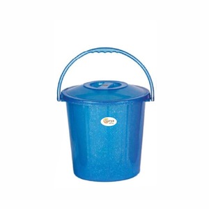 High Capacity 3L PP Foldable Plastic <b>Bucket</b> <b>with</b> <b>Lid</b> for Water Storage Reusable Eco-Friendly Cleaning Modern Design Indian Made - Product Image 4